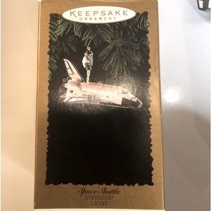 1995 Hallmark Keepsake SPACE SHUTTLE Stringer Light Magic Ornament Christmas
